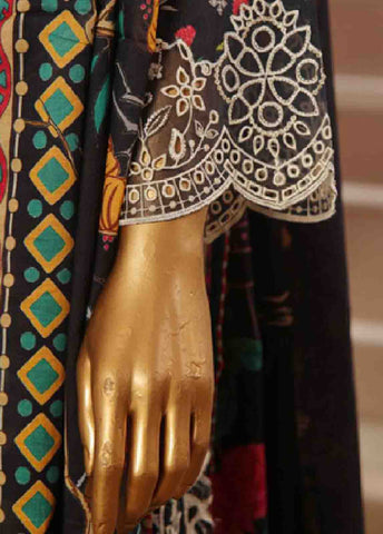 Bin Saeed Fabric - SME-169 -3 Piece Chikankari Stitched Suit