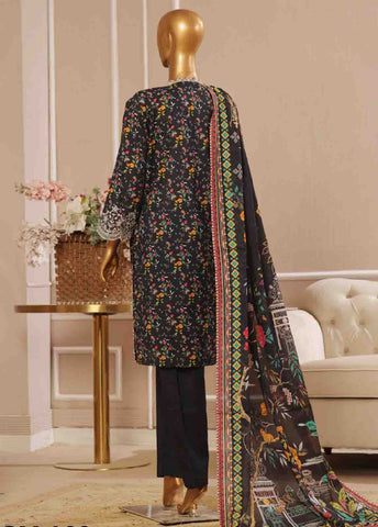Bin Saeed Fabric - SME-169 -3 Piece Chikankari Stitched Suit