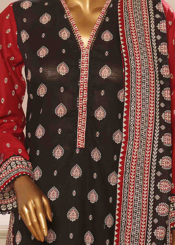 SME-036 K -3 Piece Embroidered Stitched Suit