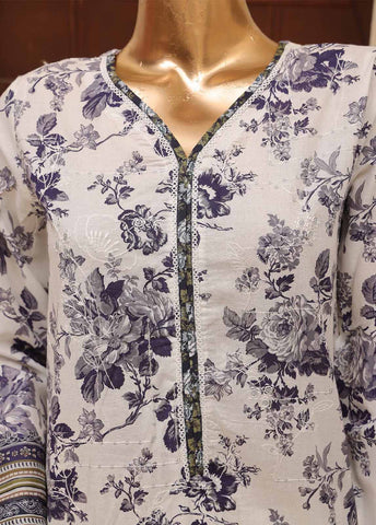 Bin Saeed Fabric - SME-489 -3 Piece Embroidered Stitched Suit