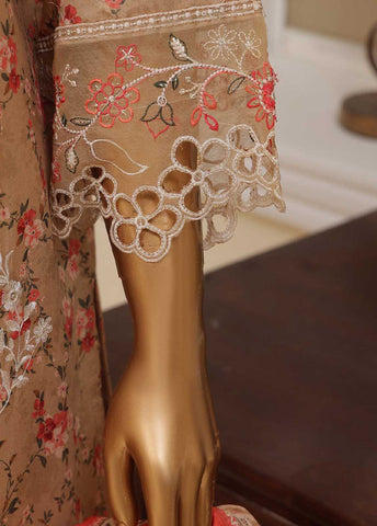 SME-565 -3 Piece Embroidered Stitched Suit