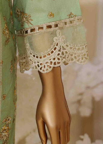 Bin Saeed Fabric - SME-570- 3 Piece Luxury Embroidered Stitched Suit