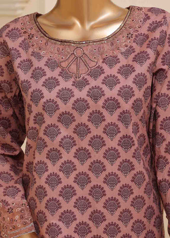 Bin Saeed Fabric - SME-596 -3 Piece Embroidered Stitched Suit