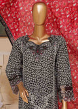 SME-598 -3 Piece Embroidered Stitched Suit