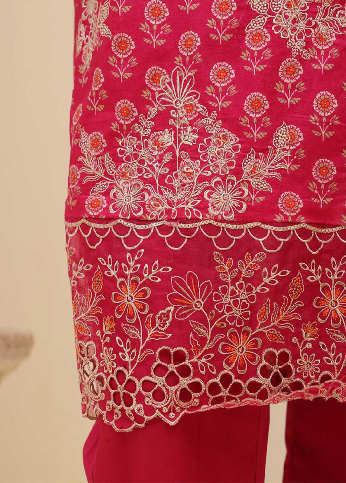 Bin Saeed Fabric - SME-602 -3 Piece Embroidered Stitched Suit