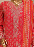 SME-603 -3 Piece Chikankari Stitched Suit