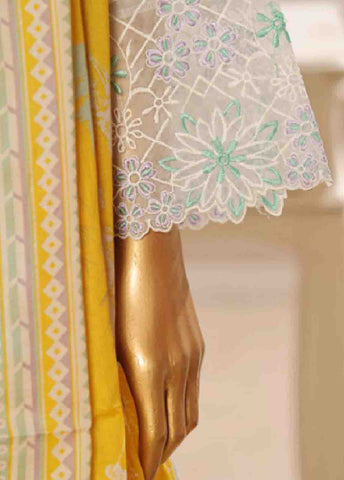 Bin Saeed Fabric - SME-604- 3 Piece Luxury Embroidered Stitched Suit