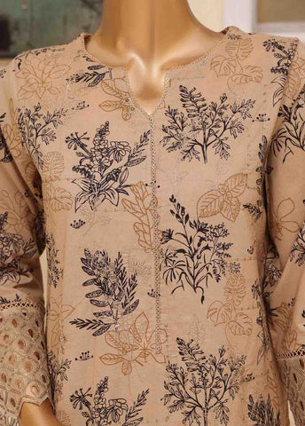 Bin Saeed Fabric - SME-607 -3 Piece Chikankari Stitched Suit