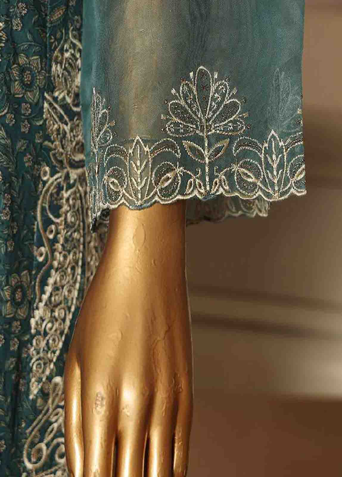 Bin Saeed Fabric - SME-609 -3 Piece Embroidered Stitched Suit