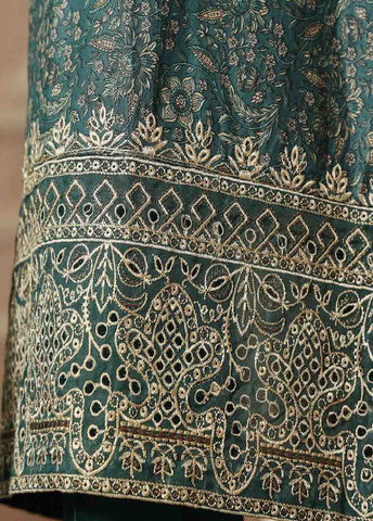 SME-609 -3 Piece Embroidered Stitched Suit