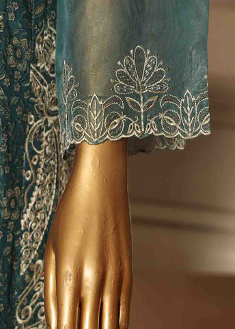 SME-609 -3 Piece Embroidered Stitched Suit