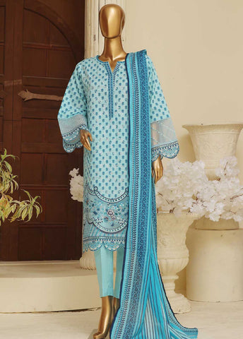 Bin Saeed Fabric - SME-610 -3 Piece Embroidered Stitched Suit