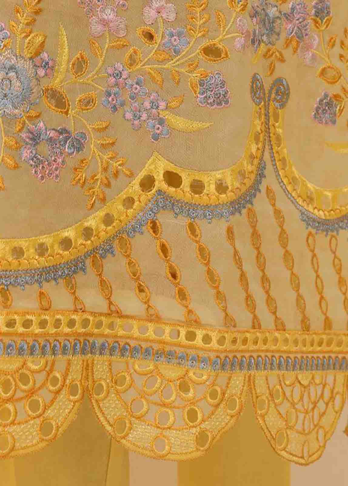 Bin Saeed Fabric - SME-613 -3 Piece Embroidered Stitched Suit