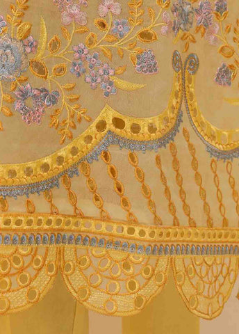 SME-613 -3 Piece Embroidered Stitched Suit