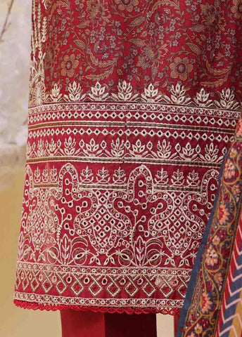 SME-614 -3 Piece Embroidered Stitched Suit