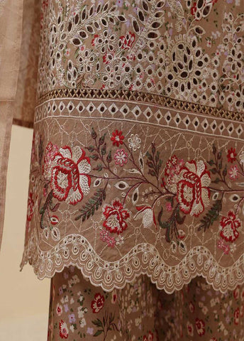 SME-615 -3 Piece Embroidered Stitched Suit