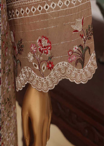 SME-615 -3 Piece Embroidered Stitched Suit