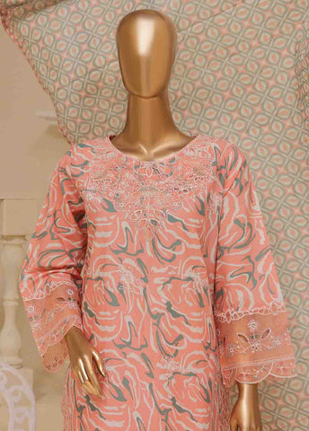 Bin Saeed Fabric - SME-638 -3 Piece Chikankari Stitched Suit