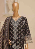 SME-643 -3 Piece Embroidered Stitched Suit