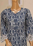 SME-644 -3 Piece Embroidered Stitched Suit