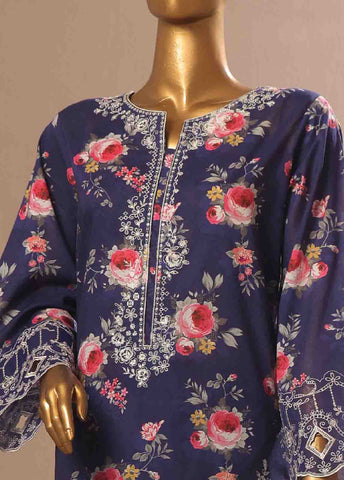 Bin Saeed Fabric - SME-736 -3 Piece Embroidered Stitched Suit