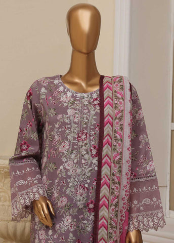 Bin Saeed Fabric - SME-737 -3 Piece Embroidered Stitched Suit