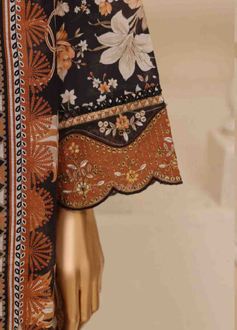 Bin Saeed Fabric - SME-743 -3 Piece Embroidered Stitched Suit