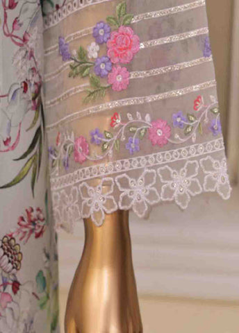 Bin Saeed Fabric - SME-747 -3 Piece Embroidered Stitched Suit