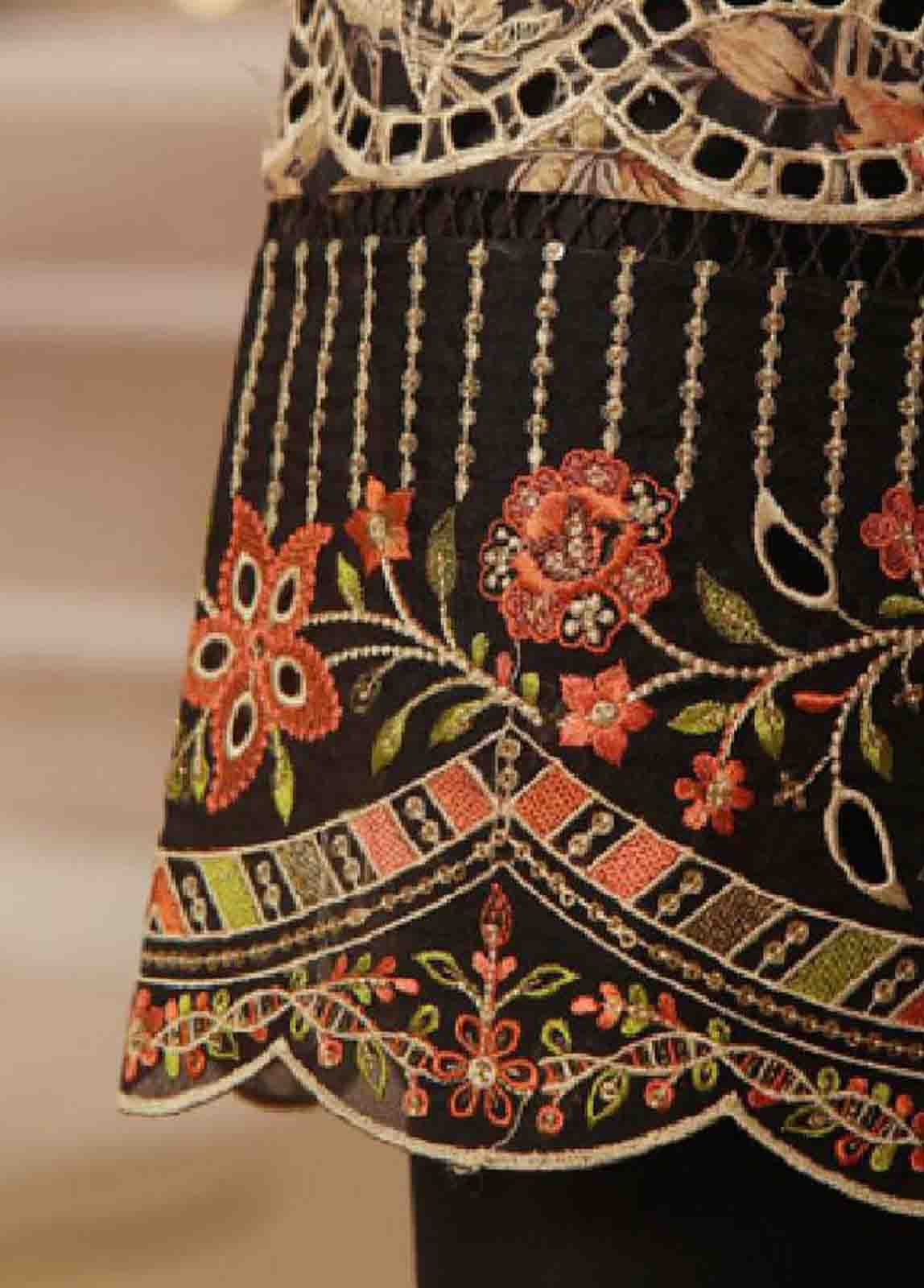 Bin Saeed Fabric - SME-748 -3 Piece Embroidered Stitched Suit