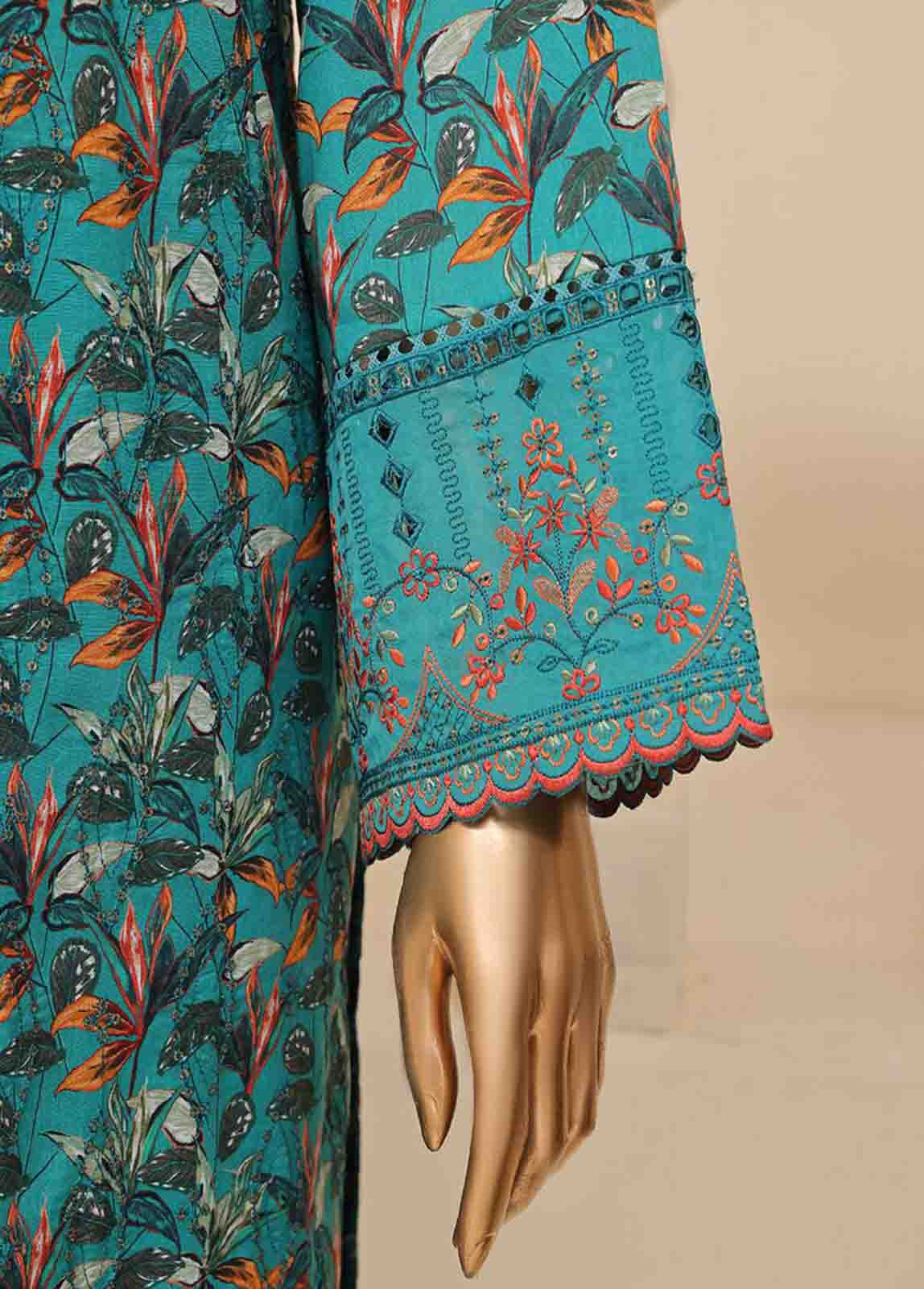 Bin Saeed Fabric - SME-749 -3 Piece Embroidered Stitched Suit
