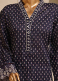 SME-752 -3 Piece Embroidered Stitched Suit