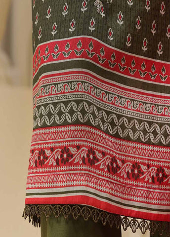 SME-753- 3 Piece Embroidered Stitched Suit