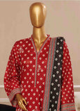 SME-754 -3 Piece Embroidered Stitched Suit