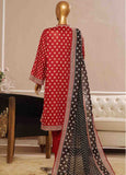SME-754 -3 Piece Embroidered Stitched Suit