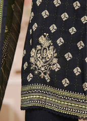 SME-755- 3 Piece Embroidered Stitched Suit