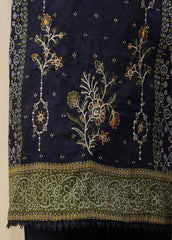 SME-758- 3 Piece Embroidered Stitched Suit