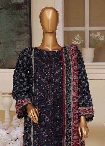 Bin Saeed Fabric - SME-763- 3 Piece Embroidered Stitched Suit