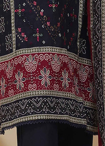 Bin Saeed Fabric - SME-763- 3 Piece Embroidered Stitched Suit