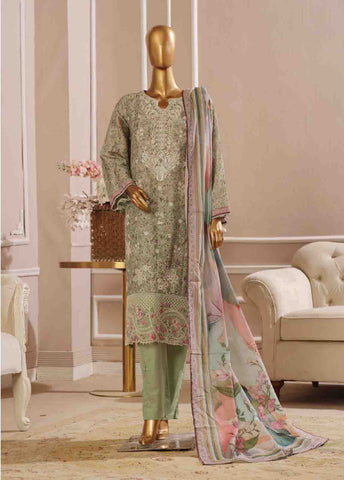 SME-765 -3 Piece Chikankari Stitched Suit