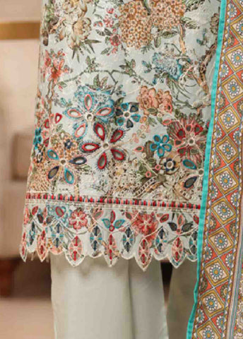 SME-767 -3 Piece Embroidered Stitched Suit