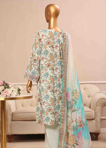 SME-767 -3 Piece Embroidered Stitched Suit