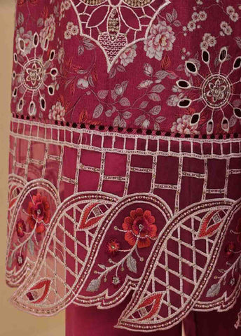 Bin Saeed Fabric - SME-769 -3 Piece Chikankari Stitched Suit