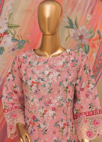 SME-774 -3 Piece Embroidered Stitched Suit