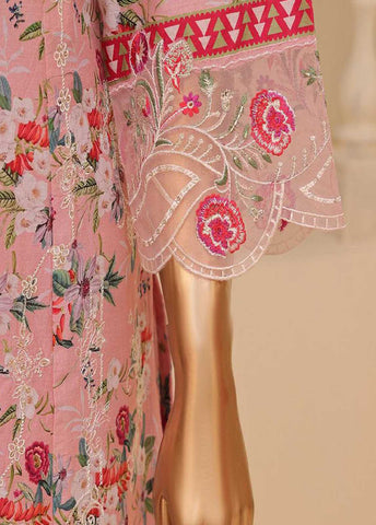 SME-774 -3 Piece Embroidered Stitched Suit