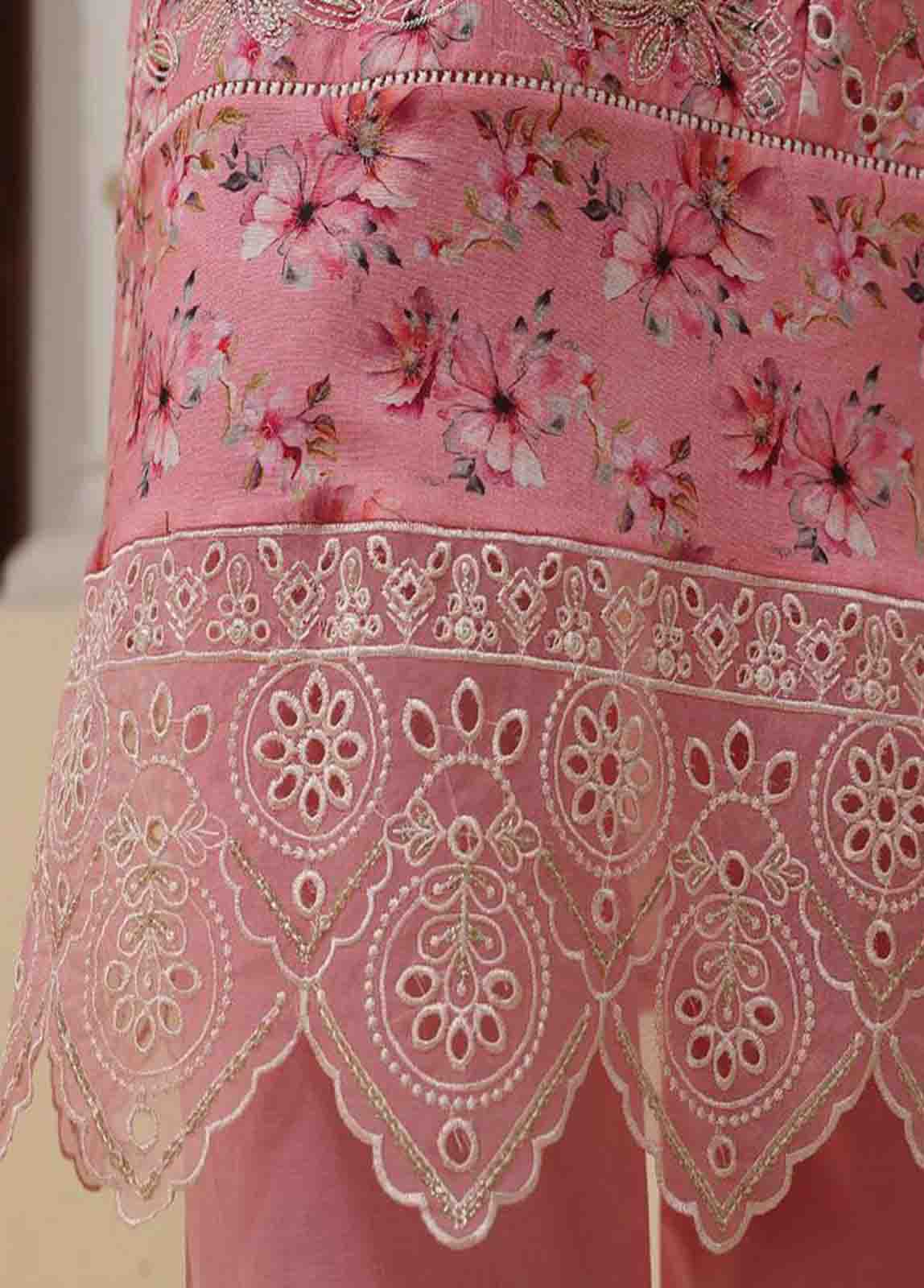 Bin Saeed Fabric - SME-776 -3 Piece Embroidered Stitched Suit