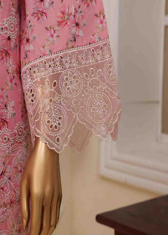SME-776 -3 Piece Embroidered Stitched Suit