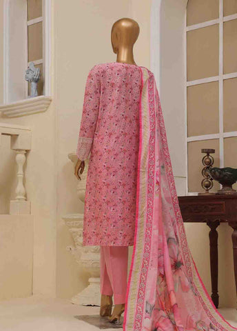 SME-776 -3 Piece Embroidered Stitched Suit