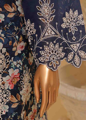 Bin Saeed Fabric - SME-777 -3 Piece Chikankari Stitched Suit