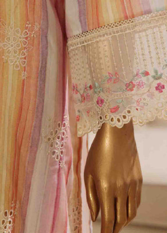 SME-778 -3 Piece Embroidered Stitched Suit