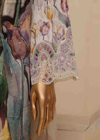 Bin Saeed Fabric - SME-781 -3 Piece Embroidered Stitched Suit